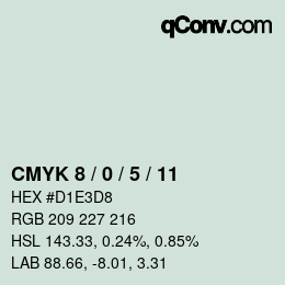 Color code: CMYK 8 / 0 / 5 / 11 | qconv.com