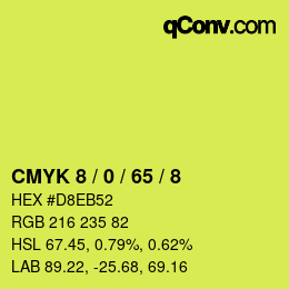 Color code: CMYK 8 / 0 / 65 / 8 | qconv.com