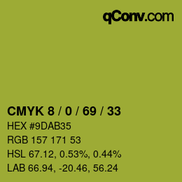 Color code: CMYK 8 / 0 / 69 / 33 | qconv.com