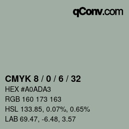 Color code: CMYK 8 / 0 / 6 / 32 | qconv.com