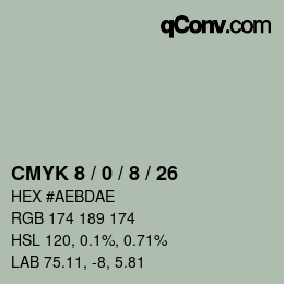 Color code: CMYK 8 / 0 / 8 / 26 | qconv.com