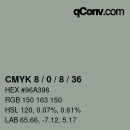 カラーコード: CMYK 8 / 0 / 8 / 36 | qconv.com
