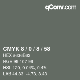 Color code: CMYK 8 / 0 / 8 / 58 | qconv.com