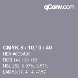 Color code: CMYK 8 / 10 / 0 / 40 | qconv.com