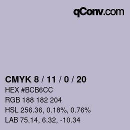 Color code: CMYK 8 / 11 / 0 / 20 | qconv.com