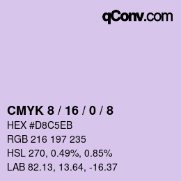 カラーコード: CMYK 8 / 16 / 0 / 8 | qconv.com