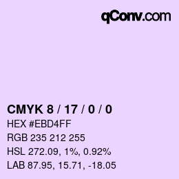 Color code: CMYK 8 / 17 / 0 / 0 | qconv.com