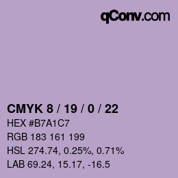 Color code: CMYK 8 / 19 / 0 / 22 | qconv.com