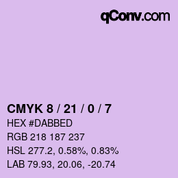 Color code: CMYK 8 / 21 / 0 / 7 | qconv.com