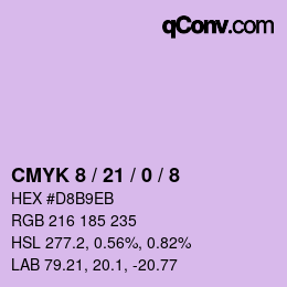 Color code: CMYK 8 / 21 / 0 / 8 | qconv.com