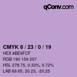 Color code: CMYK 8 / 23 / 0 / 19 | qconv.com