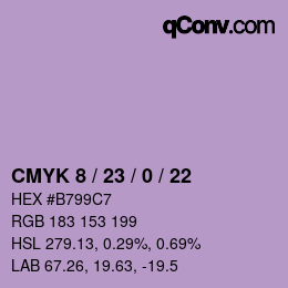 Color code: CMYK 8 / 23 / 0 / 22 | qconv.com