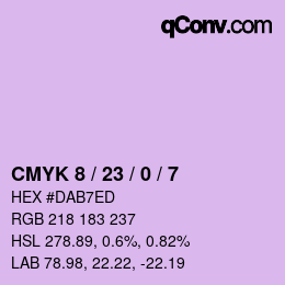 Color code: CMYK 8 / 23 / 0 / 7 | qconv.com