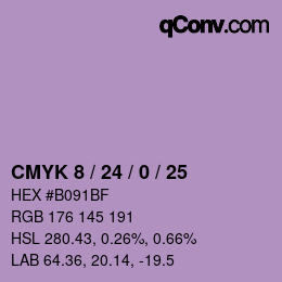 カラーコード: CMYK 8 / 24 / 0 / 25 | qconv.com
