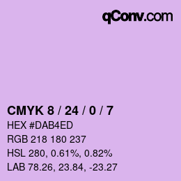 カラーコード: CMYK 8 / 24 / 0 / 7 | qconv.com