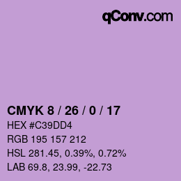 颜色代码: CMYK 8 / 26 / 0 / 17 | qconv.com