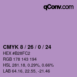 カラーコード: CMYK 8 / 26 / 0 / 24 | qconv.com