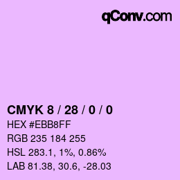 Color code: CMYK 8 / 28 / 0 / 0 | qconv.com