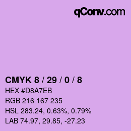 カラーコード: CMYK 8 / 29 / 0 / 8 | qconv.com