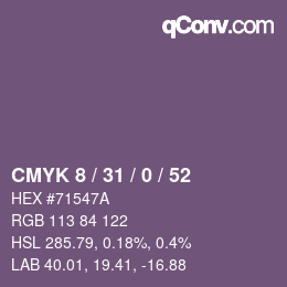 颜色代码: CMYK 8 / 31 / 0 / 52 | qconv.com