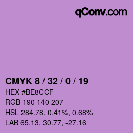 カラーコード: CMYK 8 / 32 / 0 / 19 | qconv.com