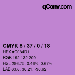 Color code: CMYK 8 / 37 / 0 / 18 | qconv.com