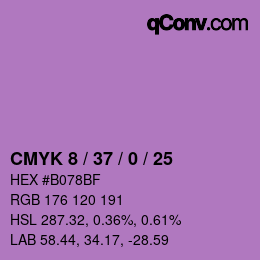 颜色代码: CMYK 8 / 37 / 0 / 25 | qconv.com