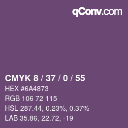 颜色代码: CMYK 8 / 37 / 0 / 55 | qconv.com