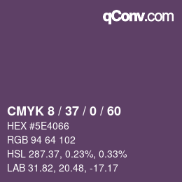 颜色代码: CMYK 8 / 37 / 0 / 60 | qconv.com