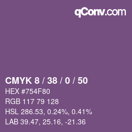 Código de color: CMYK 8 / 38 / 0 / 50 | qconv.com