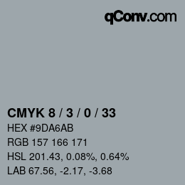 Color code: CMYK 8 / 3 / 0 / 33 | qconv.com