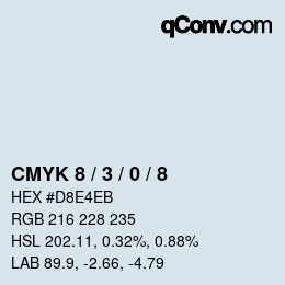 Color code: CMYK 8 / 3 / 0 / 8 | qconv.com