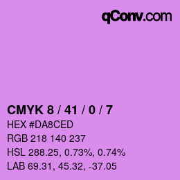 Color code: CMYK 8 / 41 / 0 / 7 | qconv.com