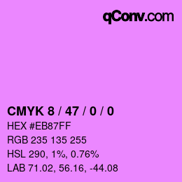 Color code: CMYK 8 / 47 / 0 / 0 | qconv.com