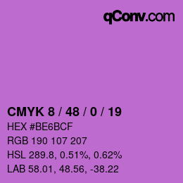 Farbcode: CMYK 8 / 48 / 0 / 19 | qconv.com