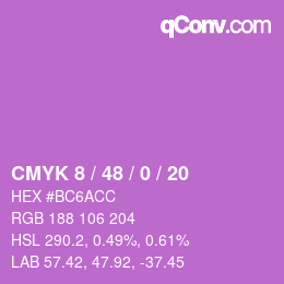 カラーコード: CMYK 8 / 48 / 0 / 20 | qconv.com