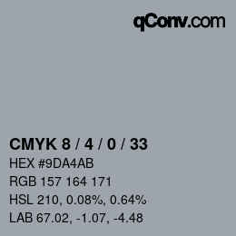 Color code: CMYK 8 / 4 / 0 / 33 | qconv.com