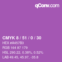 Farbcode: CMYK 8 / 51 / 0 / 30 | qconv.com