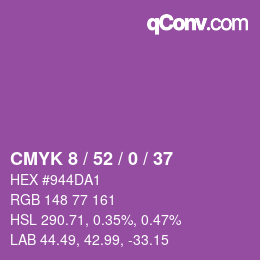 Color code: CMYK 8 / 52 / 0 / 37 | qconv.com