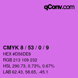 カラーコード: CMYK 8 / 53 / 0 / 9 | qconv.com
