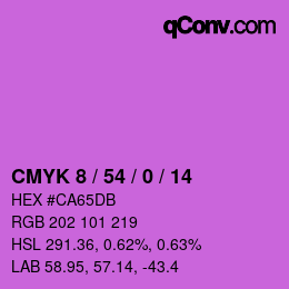 カラーコード: CMYK 8 / 54 / 0 / 14 | qconv.com