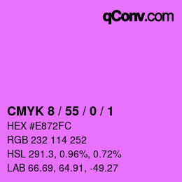 Color code: CMYK 8 / 55 / 0 / 1 | qconv.com