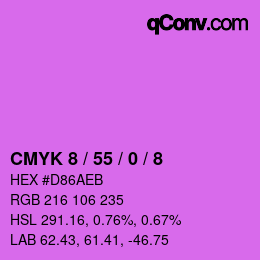 Color code: CMYK 8 / 55 / 0 / 8 | qconv.com