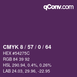 颜色代码: CMYK 8 / 57 / 0 / 64 | qconv.com