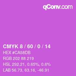 颜色代码: CMYK 8 / 60 / 0 / 14 | qconv.com