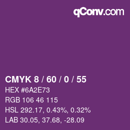 カラーコード: CMYK 8 / 60 / 0 / 55 | qconv.com