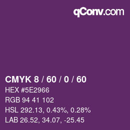 颜色代码: CMYK 8 / 60 / 0 / 60 | qconv.com