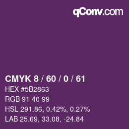 颜色代码: CMYK 8 / 60 / 0 / 61 | qconv.com