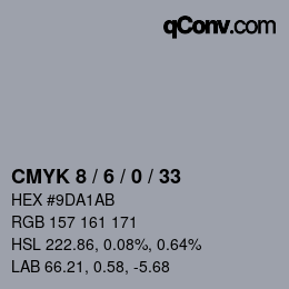 Color code: CMYK 8 / 6 / 0 / 33 | qconv.com