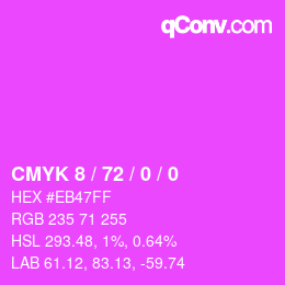 Color code: CMYK 8 / 72 / 0 / 0 | qconv.com